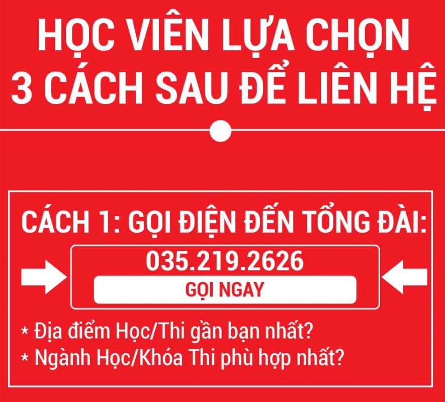 THÔNG TIN TUYỂN SINH CITC