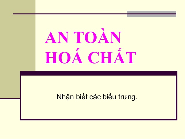 Chứng chỉ Chứng chỉ an toàn hóa chất