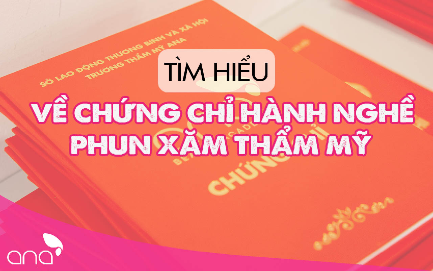 Chứng chỉ Phun Xăm