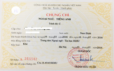 THÔNG TIN TUYỂN SINH CITC