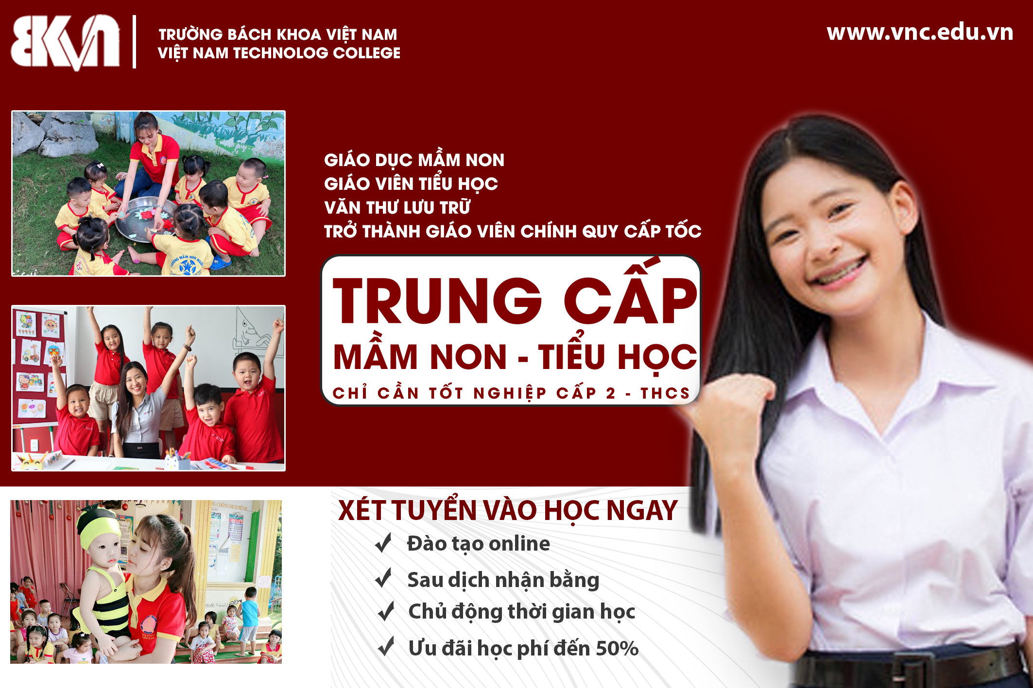 đào tạo trung cấp tiểu học uy tín tại Bình Phước