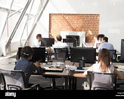 Hình ảnh về People working in modern offices using computers