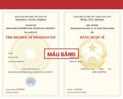 Hình ảnh về Bằng tốt nghiệp Dược sĩ