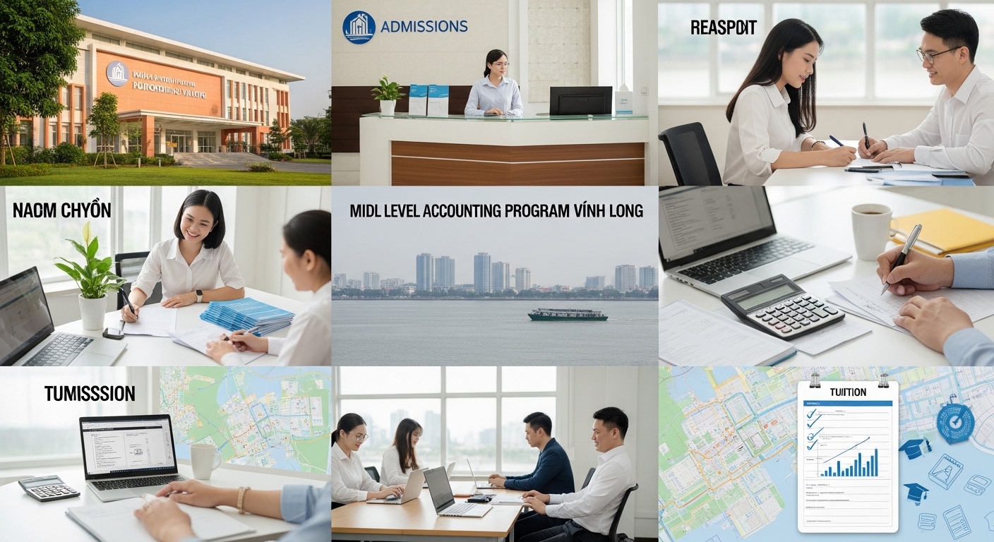 Thủ Tục Tuyển sinh Trung cấp Kế Toán tại các Trường đào tạo ở Vĩnh Long