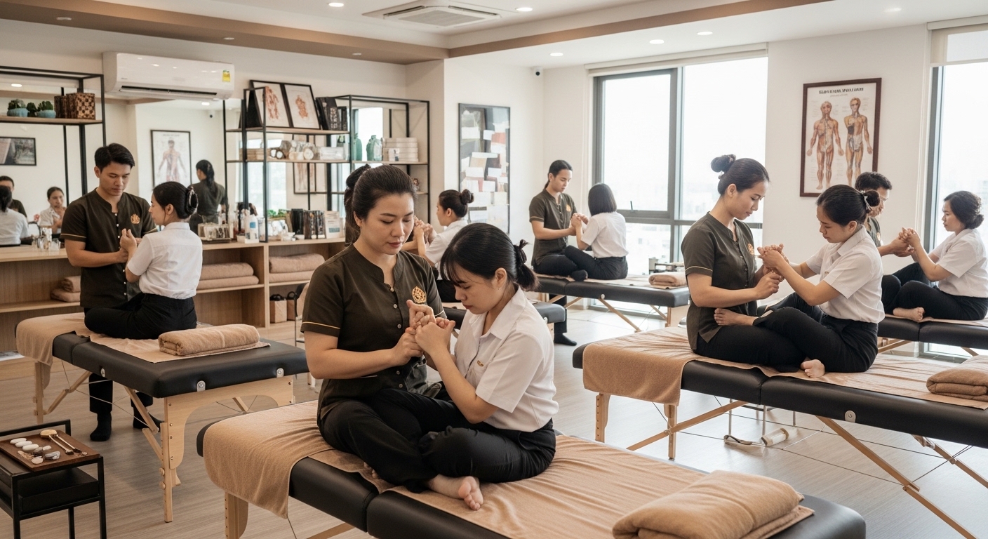 Top địa chỉ học chứng chỉ xoa bóp bấm huyệt hệ vừa học vừa làm uy tín nhất tại Bình Dương