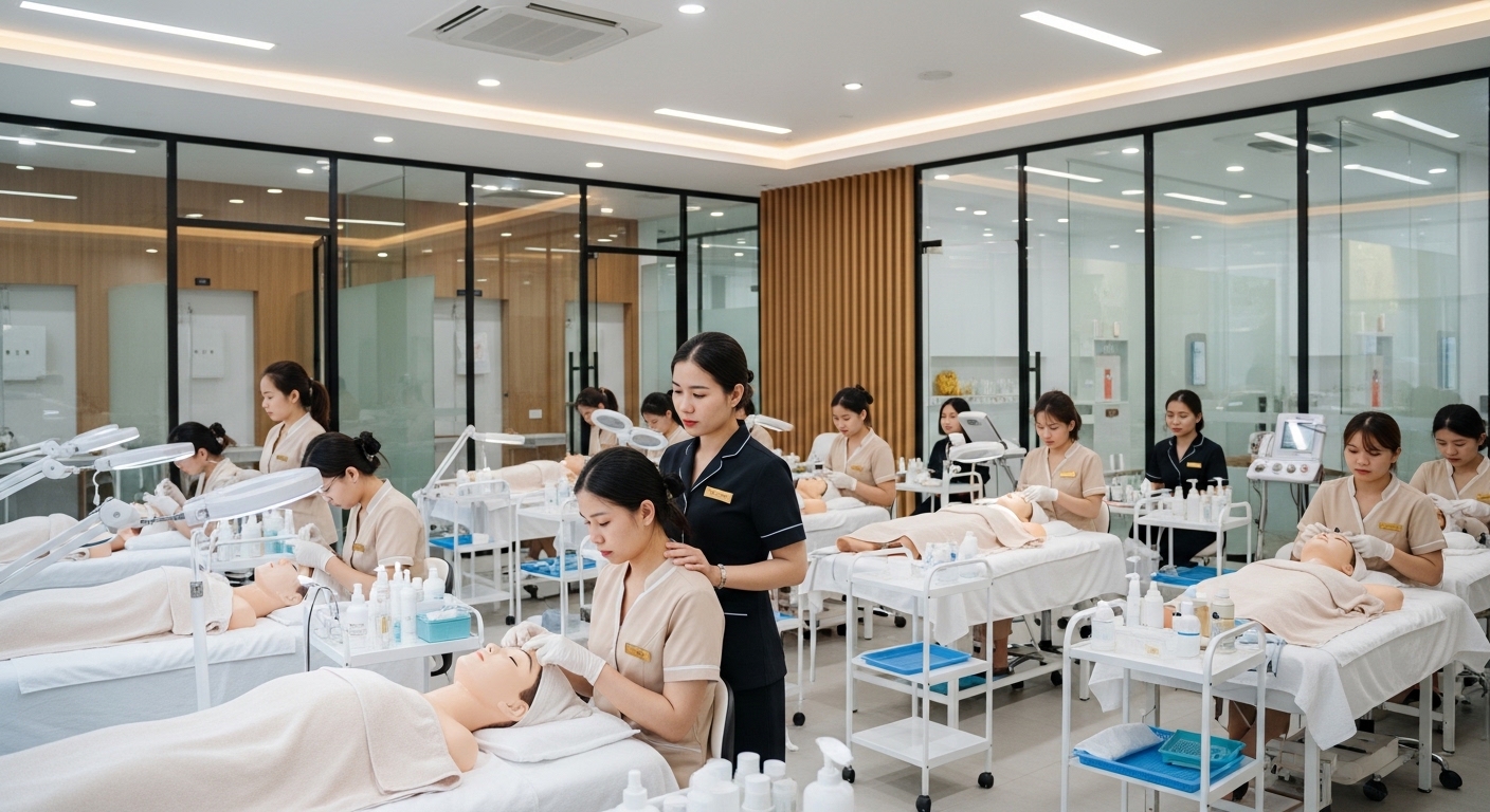 Trường Đào Tạo Chứng Chỉ Thẩm Mỹ Spa Hệ Vừa Học Vừa Làm Tại Đà Nẵng Trường Đào Tạo Chứng Chỉ Thẩm Mỹ Spa Hệ Vừa Học Vừa Làm Tại Đà Nẵng
