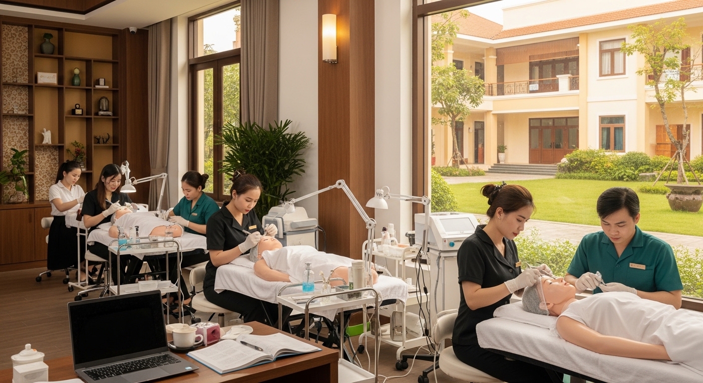 Trường đào tạo Chứng chỉ Thẩm mỹ Spa tại Quảng Ngãi Trường đào tạo Chứng chỉ Thẩm mỹ Spa tại Quảng Ngãi