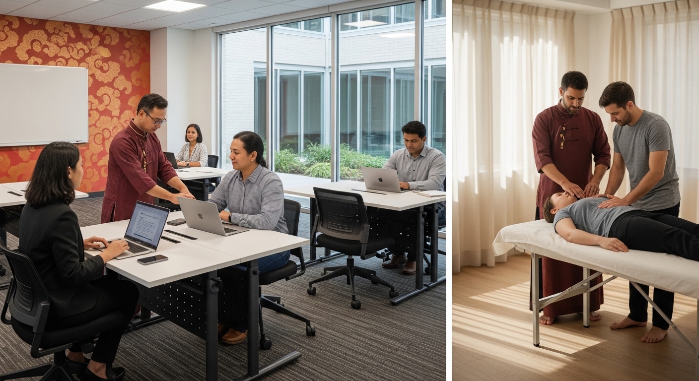 Tuyển sinh khóa học chứng chỉ xoa bóp bấm huyệt từ xa tại Bình Dương: Giải pháp học tập linh hoạt