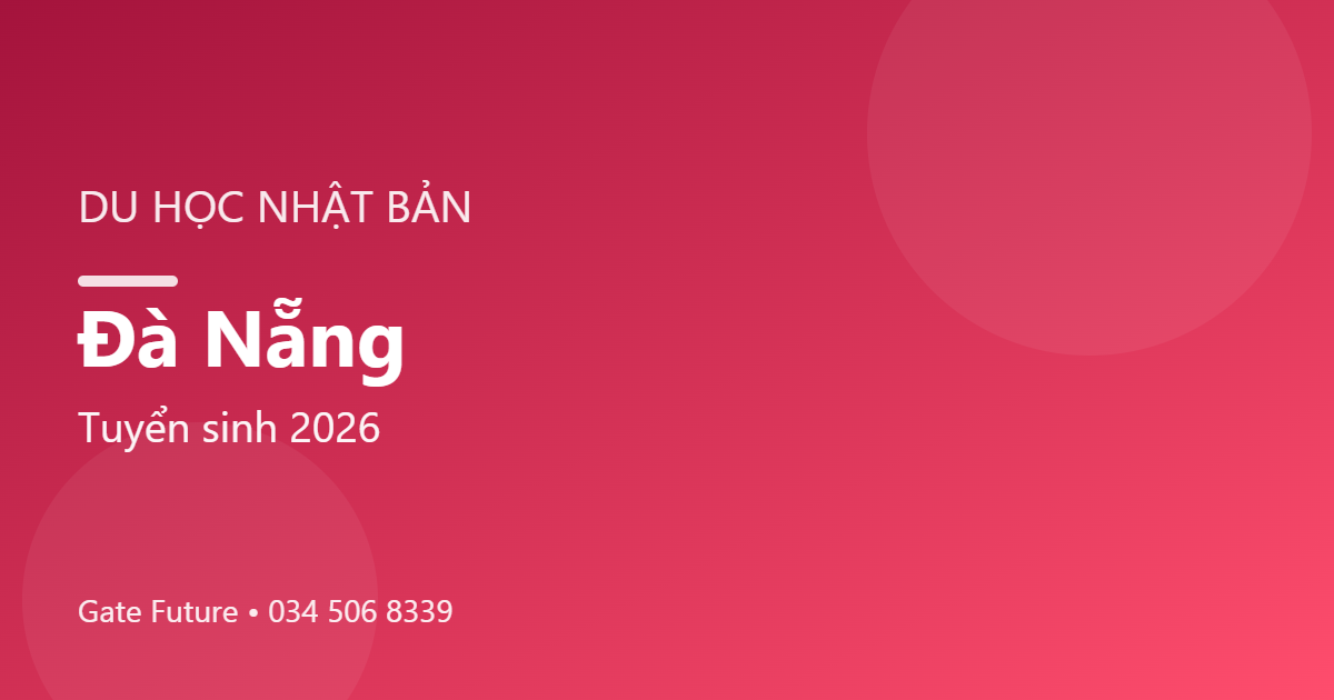Du học Nhật Bản tại Đà Nẵng