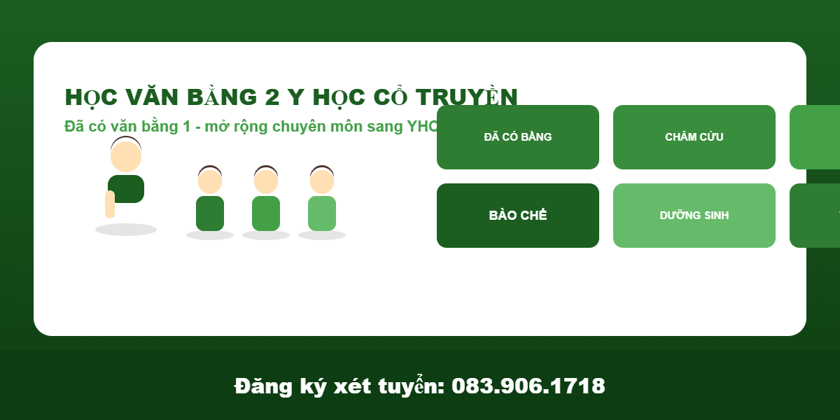 Văn bằng 2 Y học cổ truyền tại Cà Mau - học thực hành lâm sàng