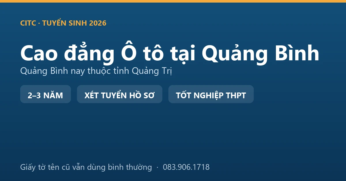 Sinh viên cao đẳng Công nghệ ô tô kiểm tra xe chở khách du lịch tuyến Phong Nha tại địa bàn Quảng Bình cũ