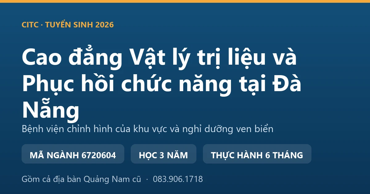 Buổi tập vận động trị liệu cho người bệnh sau chấn thương tại một khoa phục hồi chức năng ở Đà Nẵng