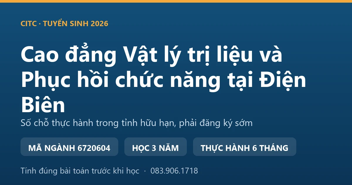 Buổi tập phục hồi vận động cho người bệnh tại khoa phục hồi chức năng một bệnh viện ở Điện Biên