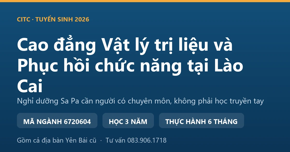 Kỹ thuật viên trị liệu làm việc với khách tại một khu nghỉ dưỡng vùng núi ở Lào Cai
