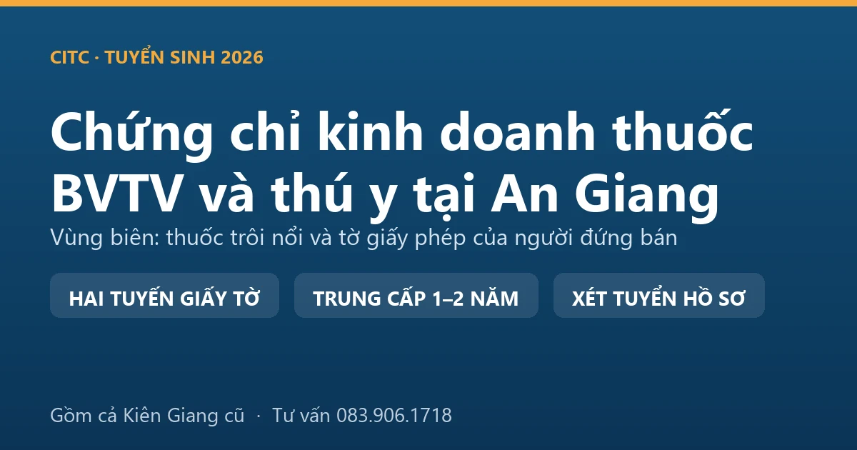 Cửa hàng vật tư nông nghiệp tại An Giang với quầy thuốc bảo vệ thực vật và quầy thuốc thú y đặt tách nhau