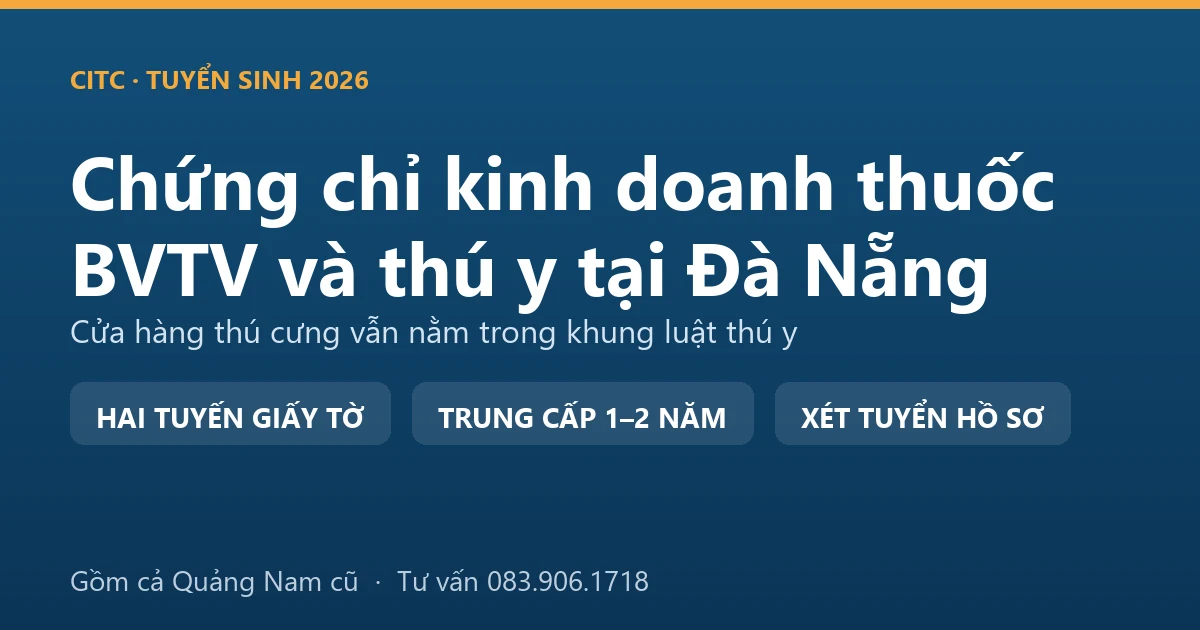 Cửa hàng vật tư nông nghiệp tại Đà Nẵng với quầy thuốc bảo vệ thực vật và quầy thuốc thú y đặt tách nhau