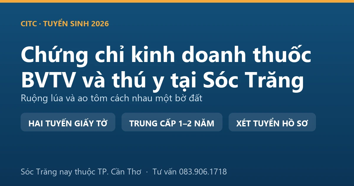 Cửa hàng vật tư nông nghiệp tại Sóc Trăng với quầy thuốc bảo vệ thực vật và quầy thuốc thú y đặt tách nhau