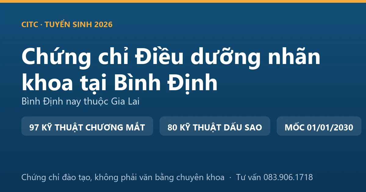 Bảng đối chiếu ba nhóm ký hiệu trong Chương VII Phụ lục số XII cho điều dưỡng làm việc gắn với mắt tại Bình Định