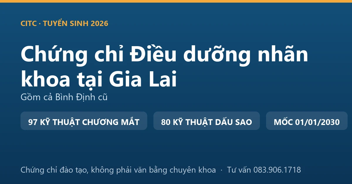 Bảng đối chiếu ba nhóm ký hiệu trong Chương VII Phụ lục số XII cho điều dưỡng làm việc gắn với mắt tại Gia Lai