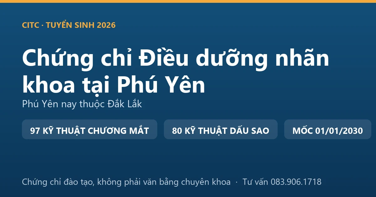 Bảng đối chiếu ba nhóm ký hiệu trong Chương VII Phụ lục số XII cho điều dưỡng làm việc gắn với mắt tại Phú Yên