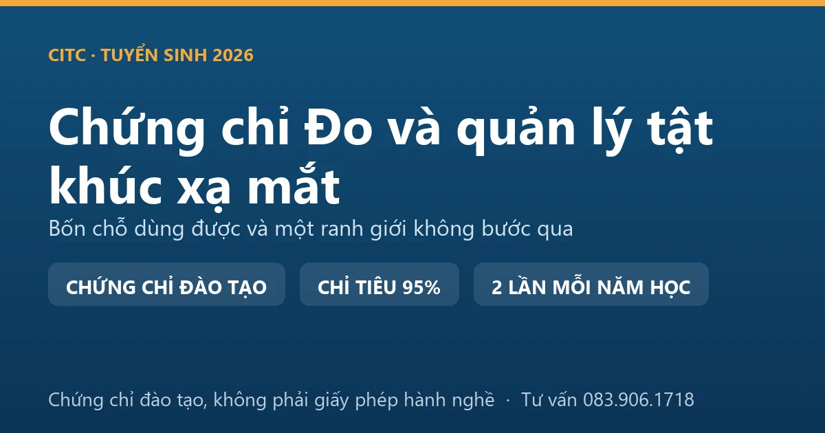 Đối chiếu việc sàng lọc, theo dõi thị lực ngoài cơ sở khám bệnh, chữa bệnh với việc đo, kiểm tra tật khúc xạ tại cơ sở kính thuốc