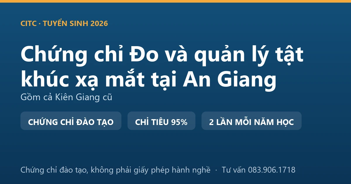 Bảng đối chiếu việc sàng lọc thị lực ngoài cơ sở khám bệnh, chữa bệnh với việc đo, kiểm tra tật khúc xạ tại cơ sở kính thuốc ở An Giang