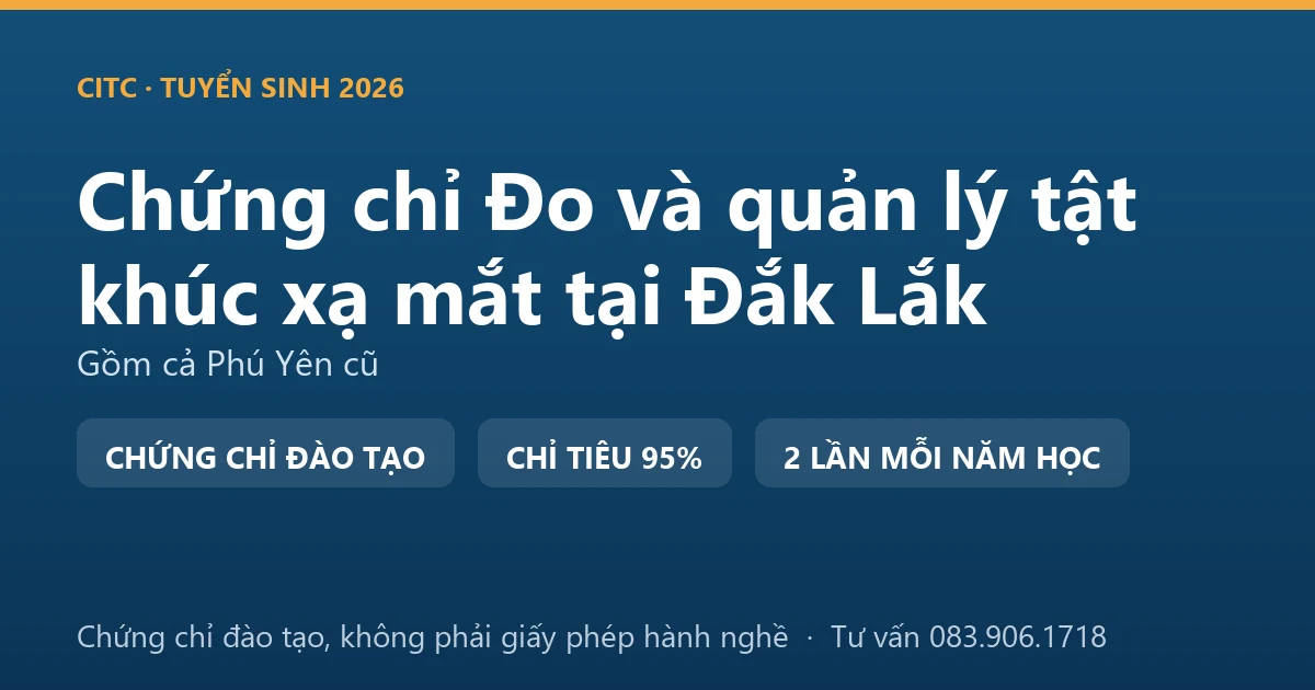 Bảng đối chiếu việc sàng lọc thị lực ngoài cơ sở khám bệnh, chữa bệnh với việc đo, kiểm tra tật khúc xạ tại cơ sở kính thuốc ở Đắk Lắk