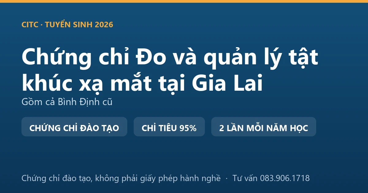 Bảng đối chiếu việc sàng lọc thị lực ngoài cơ sở khám bệnh, chữa bệnh với việc đo, kiểm tra tật khúc xạ tại cơ sở kính thuốc ở Gia Lai