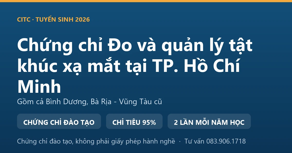 Bảng đối chiếu việc sàng lọc thị lực ngoài cơ sở khám bệnh, chữa bệnh với việc đo, kiểm tra tật khúc xạ tại cơ sở kính thuốc ở TP. Hồ Chí Minh