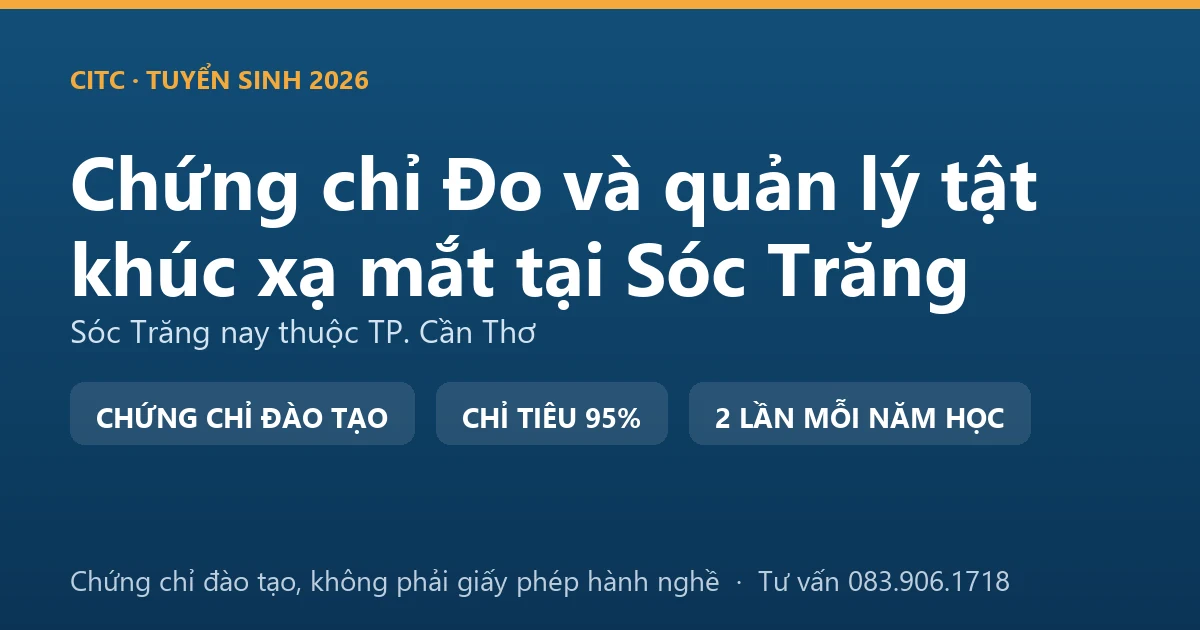 Bảng đối chiếu việc sàng lọc thị lực ngoài cơ sở khám bệnh, chữa bệnh với việc đo, kiểm tra tật khúc xạ tại cơ sở kính thuốc ở Sóc Trăng