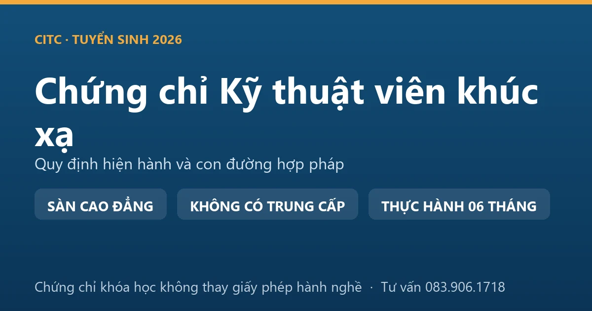 Đối chiếu chứng chỉ khóa đào tạo khúc xạ với giấy phép hành nghề chức danh kỹ thuật y phạm vi khúc xạ nhãn khoa