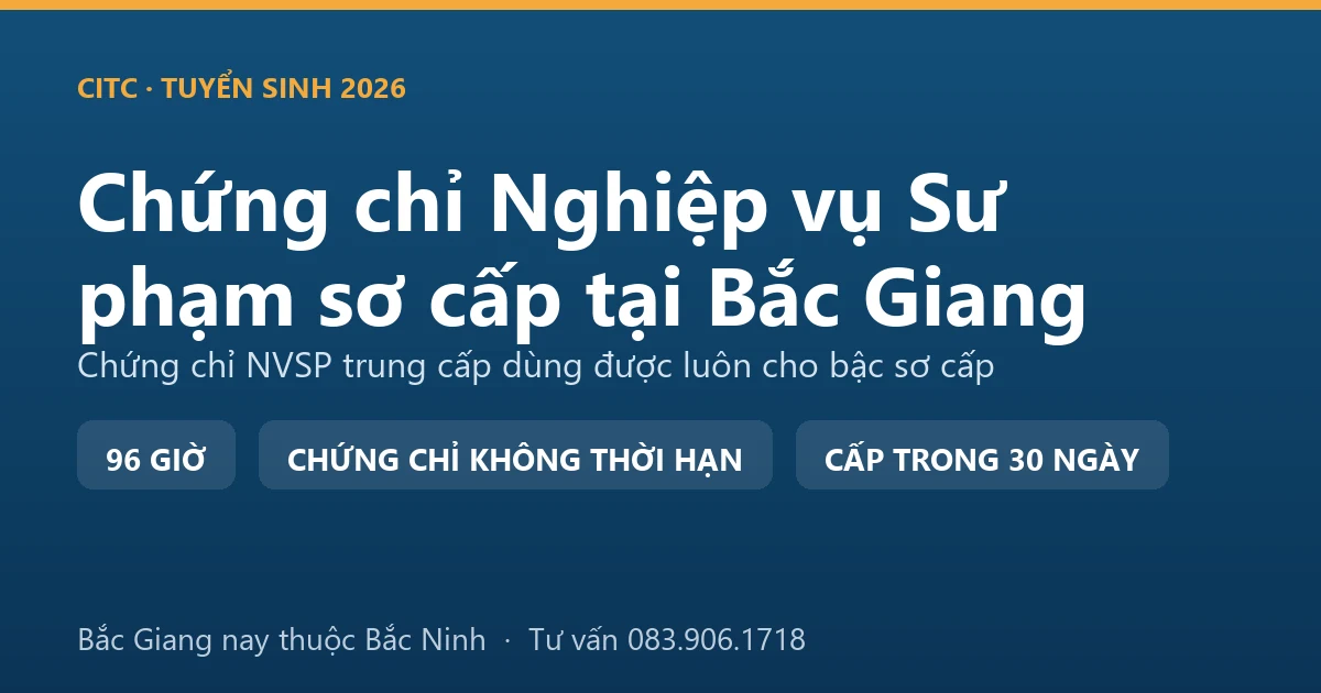 Lớp bồi dưỡng nghiệp vụ sư phạm dạy trình độ sơ cấp tại Bắc Giang với người dạy nghề đang hướng dẫn thực hành