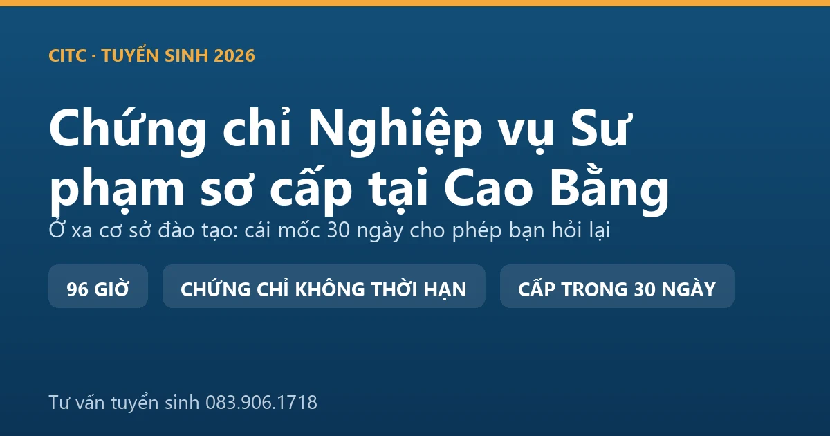 Lớp bồi dưỡng nghiệp vụ sư phạm dạy trình độ sơ cấp tại Cao Bằng với người dạy nghề đang hướng dẫn thực hành