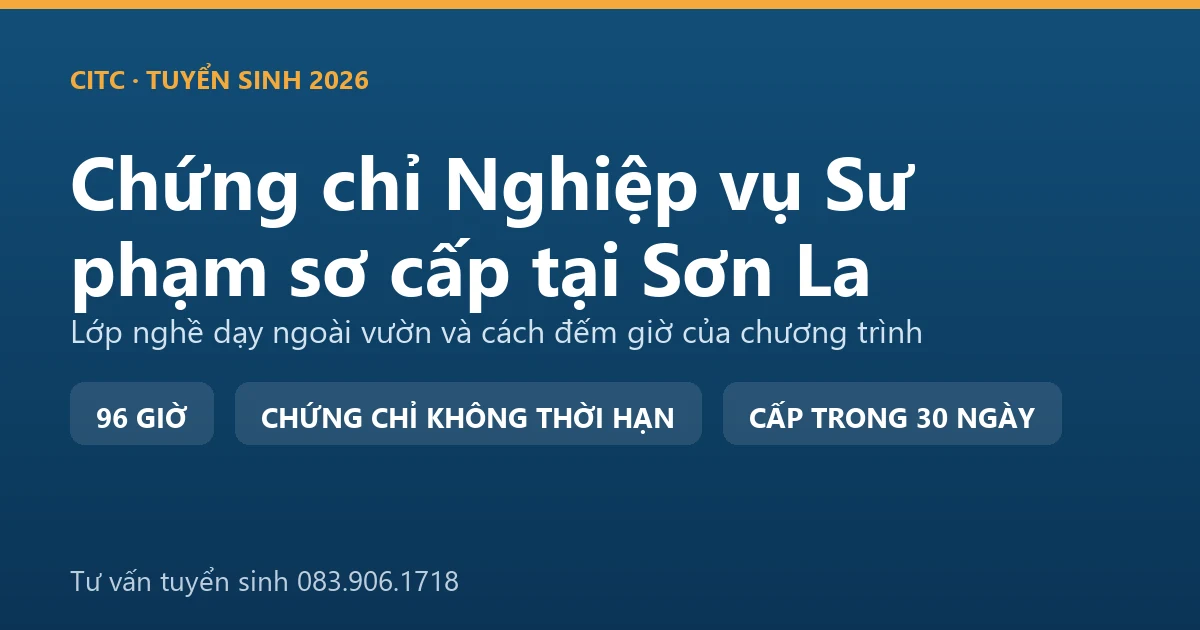Lớp bồi dưỡng nghiệp vụ sư phạm dạy trình độ sơ cấp tại Sơn La với người dạy nghề đang hướng dẫn thực hành