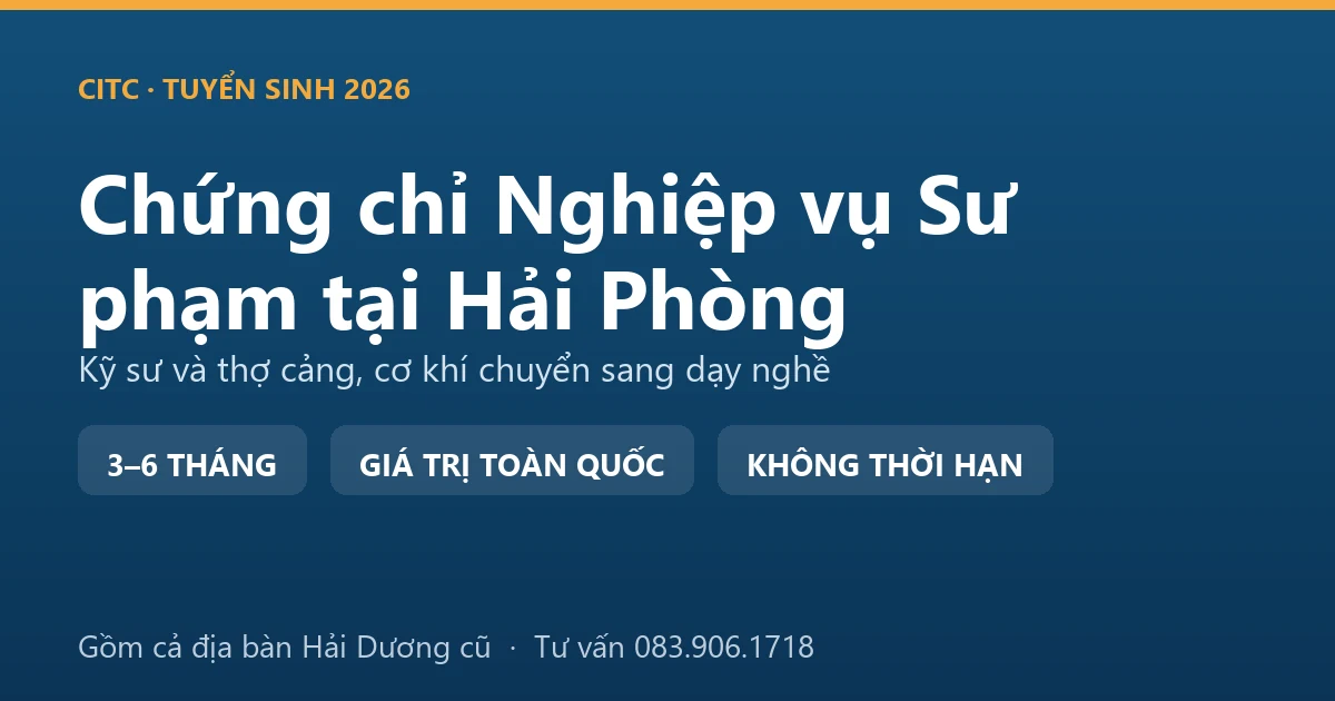 Kỹ sư tại Hải Phòng hướng dẫn thực hành nghề cho nhóm học viên trong xưởng