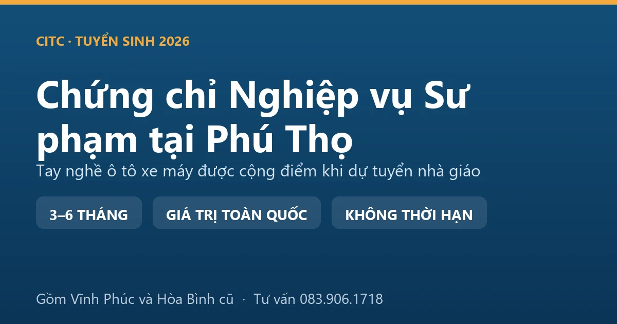 Giáo viên thực hành hướng dẫn học viên nghề cơ khí tại một xưởng ở Phú Thọ