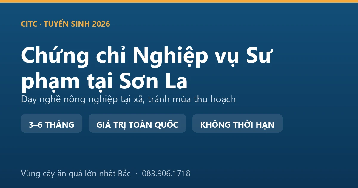 Cán bộ kỹ thuật hướng dẫn nông dân thực hành kỹ thuật vườn cây ăn quả tại Sơn La