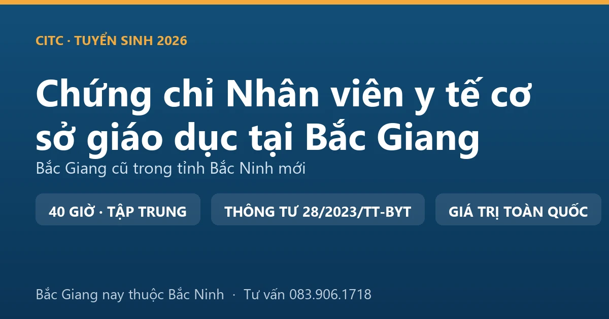 Phòng y tế trường học tại Bắc Giang, nơi nhân viên y tế cơ sở giáo dục theo dõi sức khỏe và sơ cứu ban đầu cho học sinh