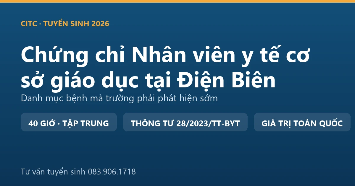 Phòng y tế trường học tại Điện Biên, nơi nhân viên y tế cơ sở giáo dục theo dõi sức khỏe và sơ cứu ban đầu cho học sinh