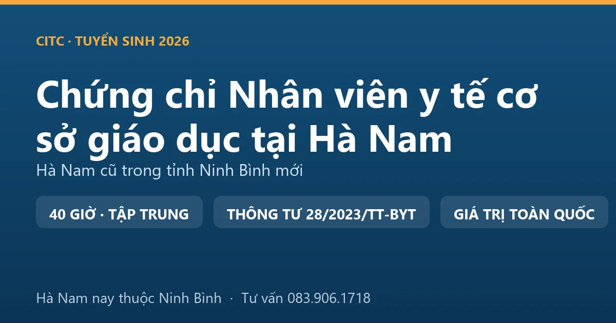 Phòng y tế trường học tại Hà Nam, nơi nhân viên y tế cơ sở giáo dục theo dõi sức khỏe và sơ cứu ban đầu cho học sinh