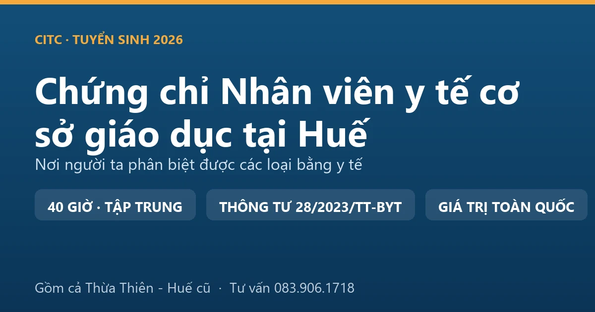 Phòng y tế trường học tại Huế, nơi nhân viên y tế cơ sở giáo dục theo dõi sức khỏe và sơ cứu ban đầu cho học sinh