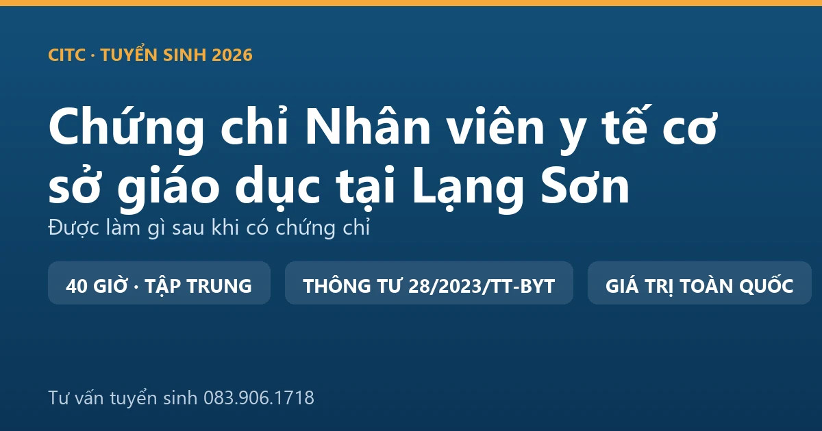 Phòng y tế trường học tại Lạng Sơn, nơi nhân viên y tế cơ sở giáo dục theo dõi sức khỏe và sơ cứu ban đầu cho học sinh