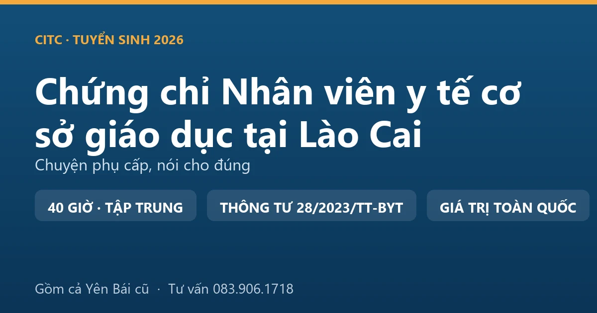 Phòng y tế trường học tại Lào Cai, nơi nhân viên y tế cơ sở giáo dục theo dõi sức khỏe và sơ cứu ban đầu cho học sinh