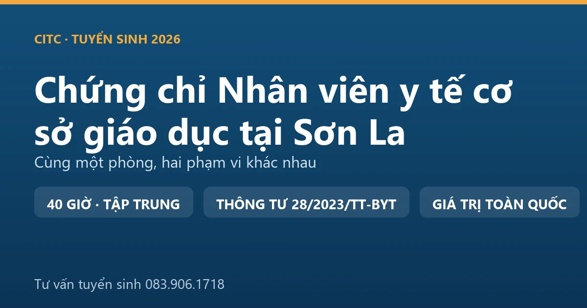 Phòng y tế trường học tại Sơn La, nơi nhân viên y tế cơ sở giáo dục theo dõi sức khỏe và sơ cứu ban đầu cho học sinh