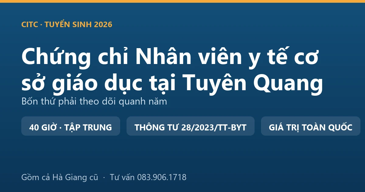 Phòng y tế trường học tại Tuyên Quang, nơi nhân viên y tế cơ sở giáo dục theo dõi sức khỏe và sơ cứu ban đầu cho học sinh
