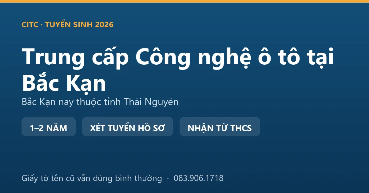 Học viên tại địa bàn Bắc Kạn cũ sửa xe tải chở gỗ rừng trồng ở xưởng nhỏ tại xã