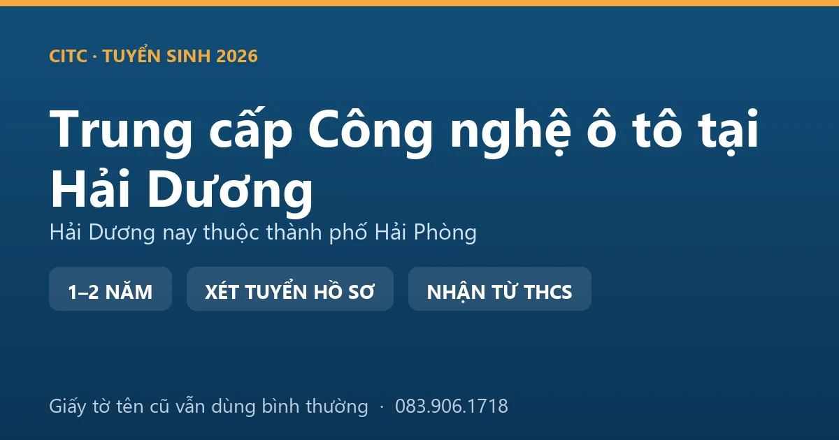 Học viên tại địa bàn Hải Dương cũ thực hành siết lực theo tài liệu công đoạn lắp ráp ô tô