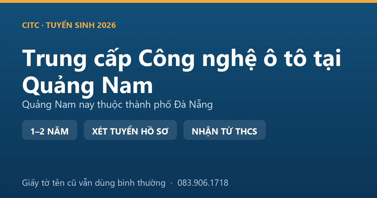 Học viên tại địa bàn Quảng Nam cũ thực hành theo phiếu công đoạn trong xưởng lắp ráp ô tô