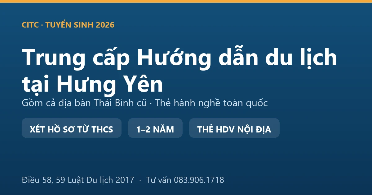 Học viên hệ trung cấp hướng dẫn du lịch tại Hưng Yên thực hành thuyết minh tại cụm di tích Phố Hiến