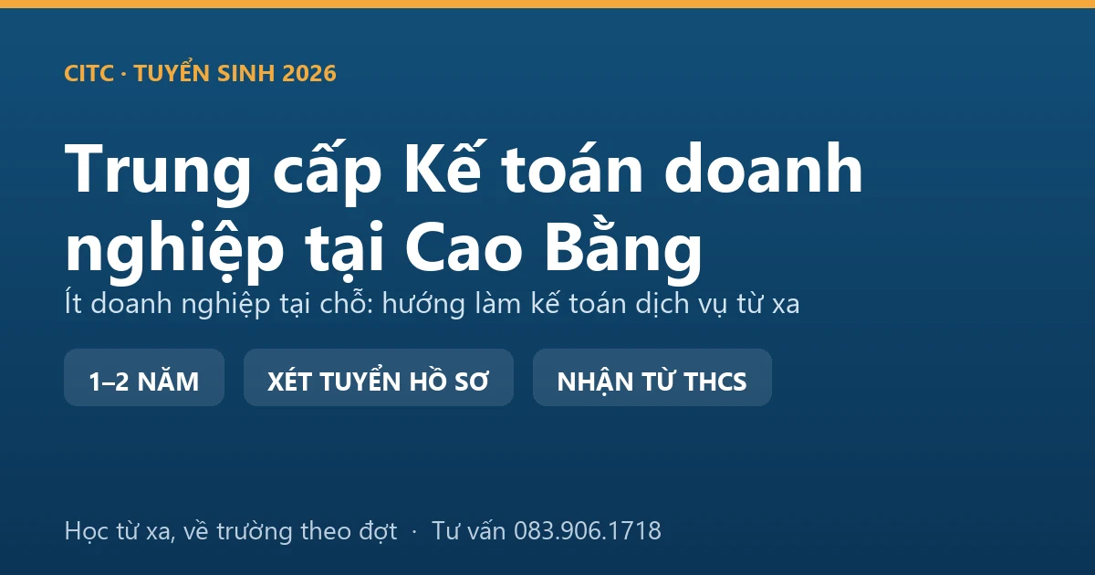 Học viên trung cấp Kế toán doanh nghiệp tại Cao Bằng làm sổ sách cho hợp tác xã nông sản